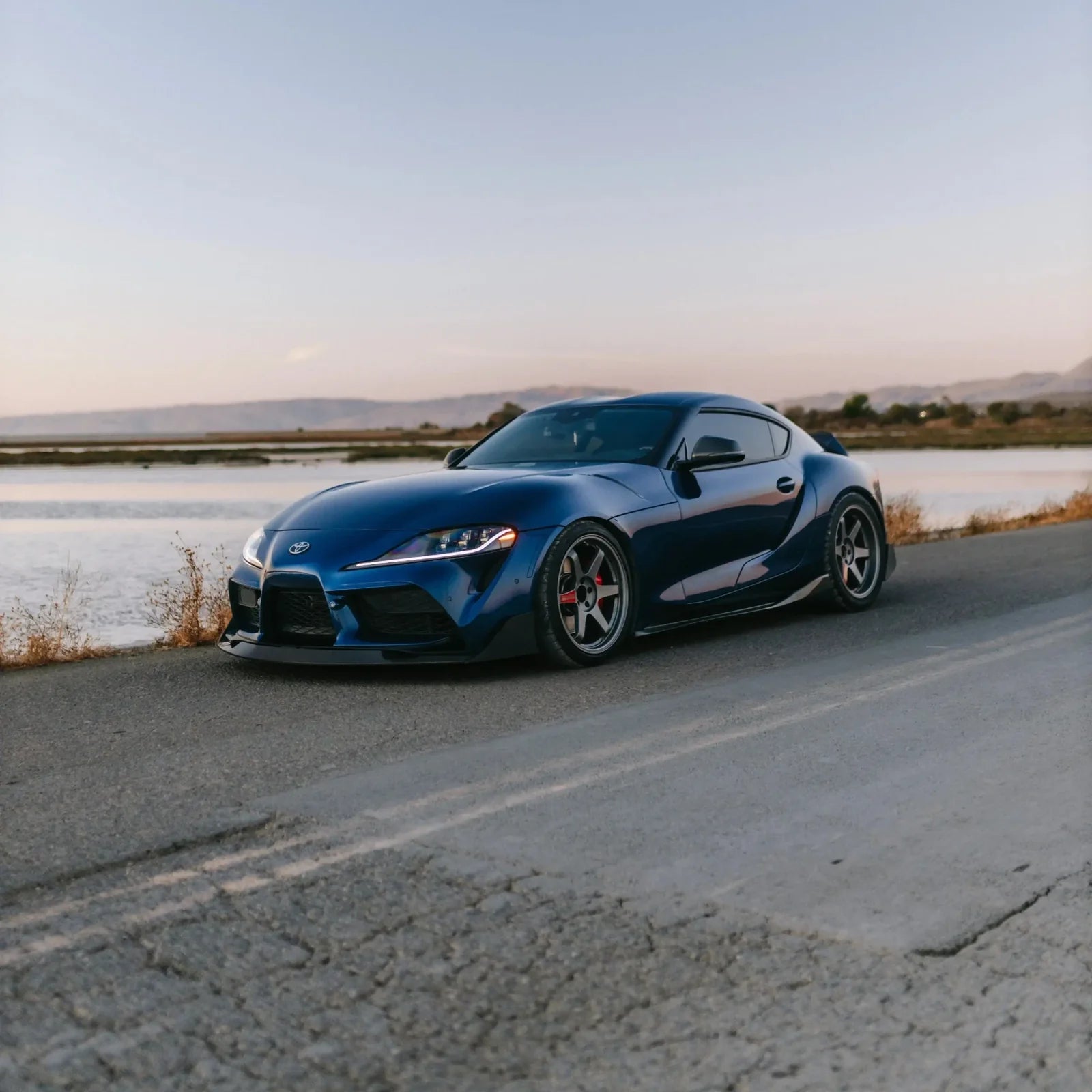 Aimgain Style Carbon Fiber Front Lip – Toyota A90 GR Supra (MK5)