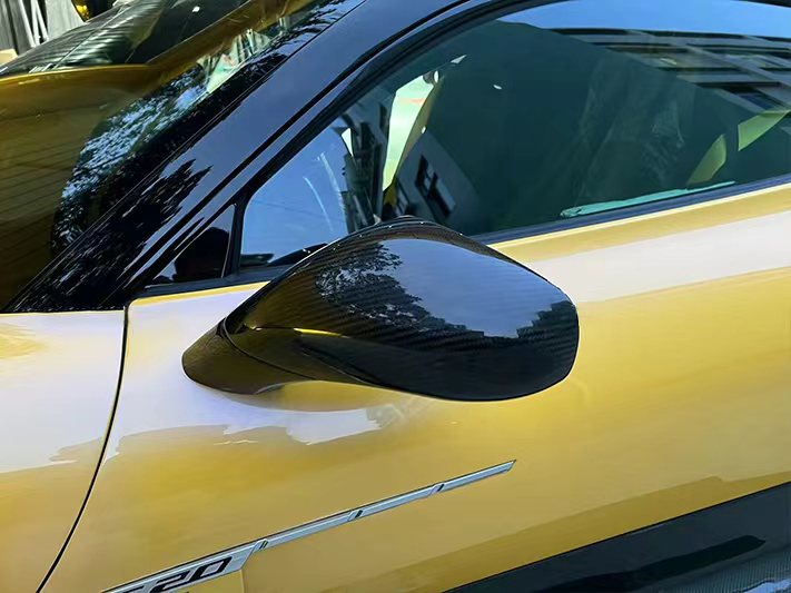 MC20 Performance Carbon Mirror Caps