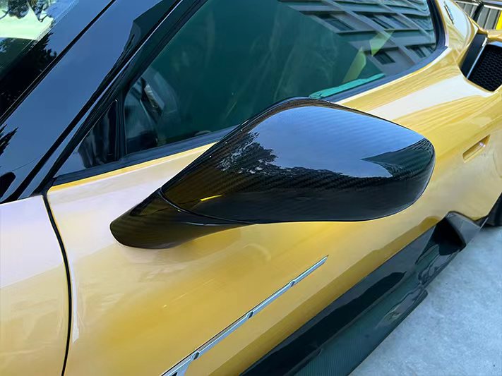 MC20 Performance Carbon Mirror Caps